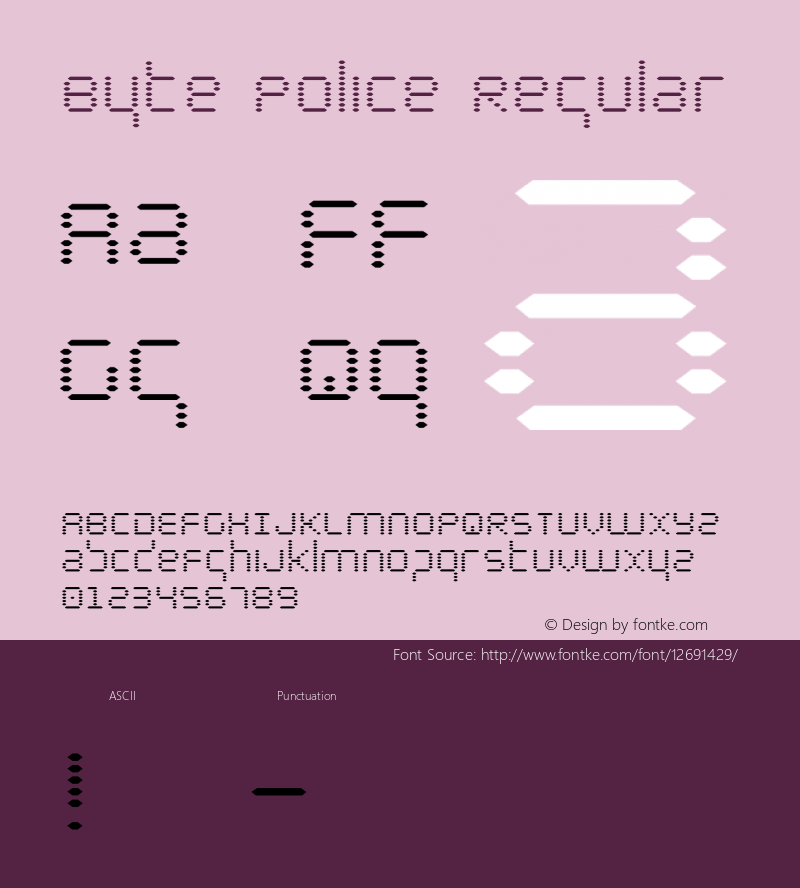 Byte Police Regular 1图片样张