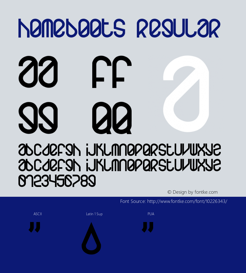 homeboots Regular Unknown图片样张