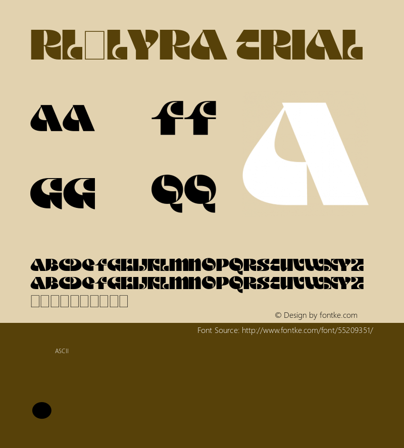 RL-Lyra Trial Version 1.000;PS 001.000;hotconv 1.0.88;makeotf.lib2.5.64775图片样张