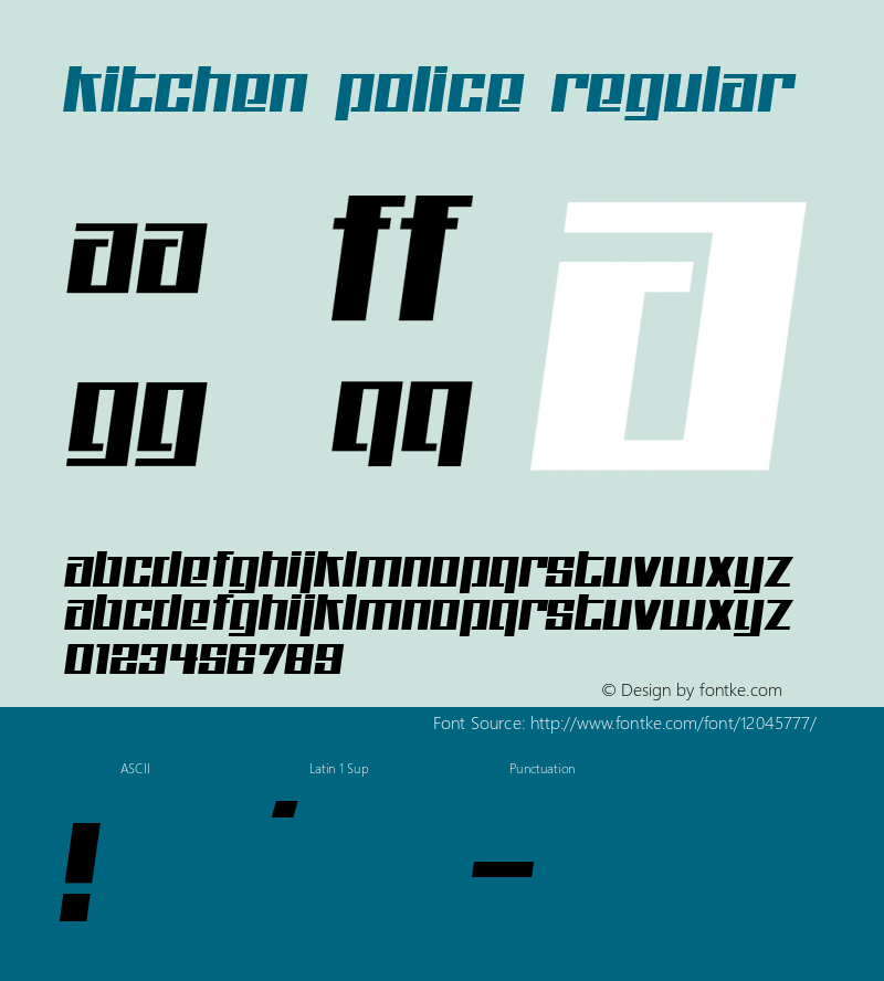 Kitchen police Regular 2图片样张