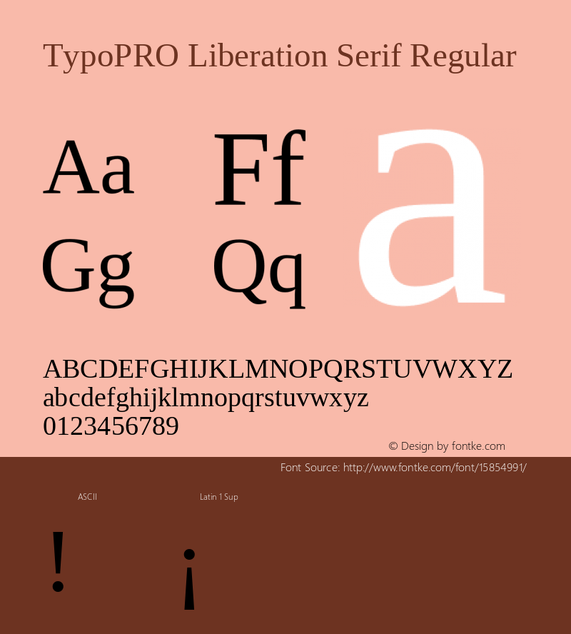 TypoPRO Liberation Serif Regular Version 2.00.1图片样张