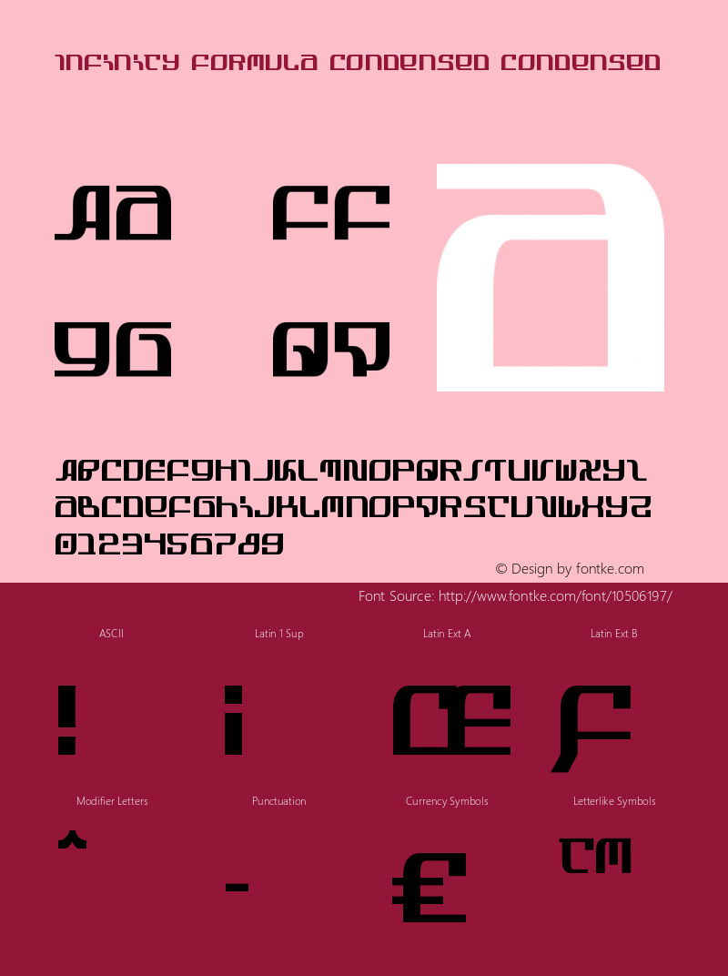 Infinity Formula Condensed Condensed 1图片样张