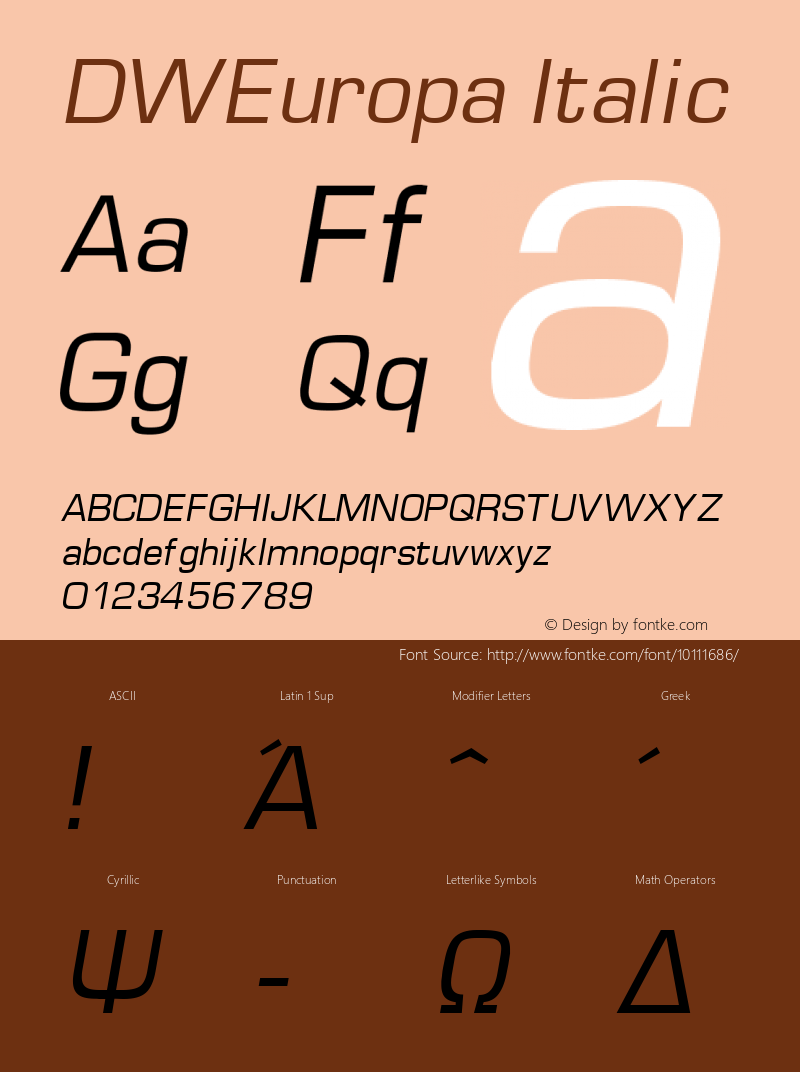 DWEuropa Italic 10/24/2002图片样张