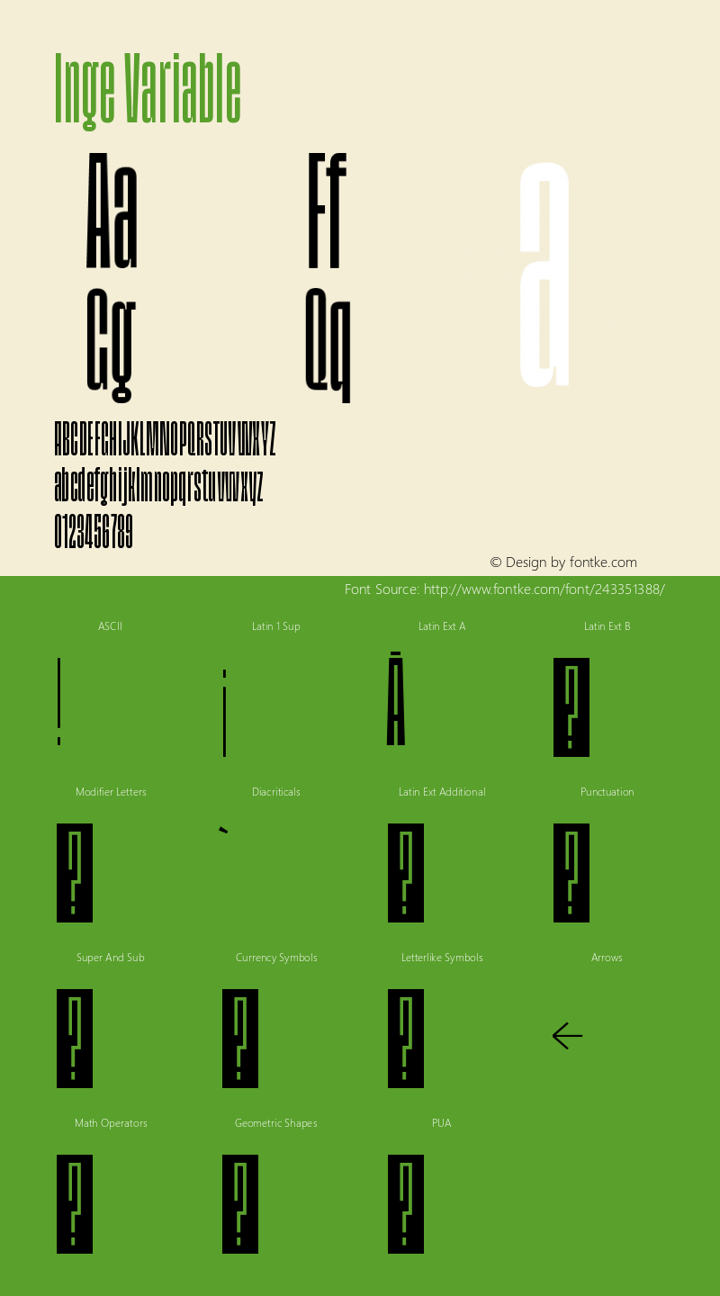 Inge Variable Version 2.003 | web-ttfv图片样张