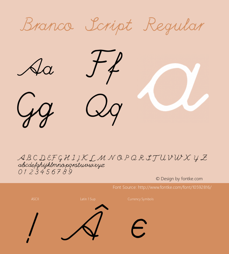 Branco Script Regular 1.000图片样张