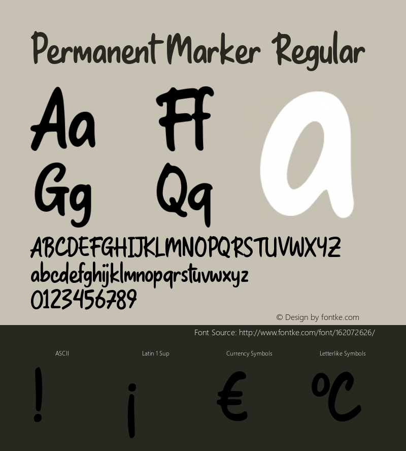 Permanent Marker Regular 