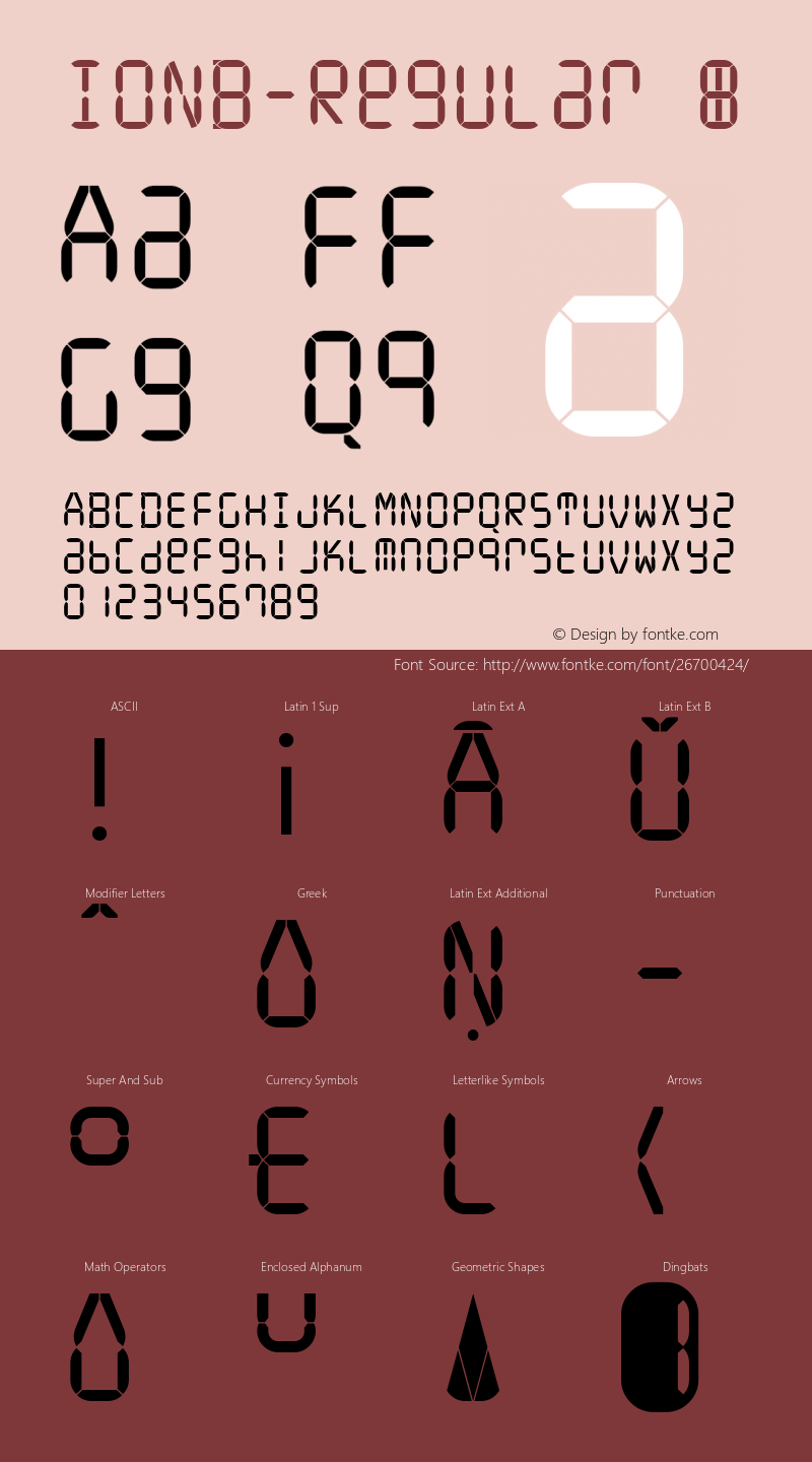 ☞IONB-Regular Version 1.000;com.myfonts.easy.urtd.ion-b.regular.wfkit2.version.3uyn图片样张