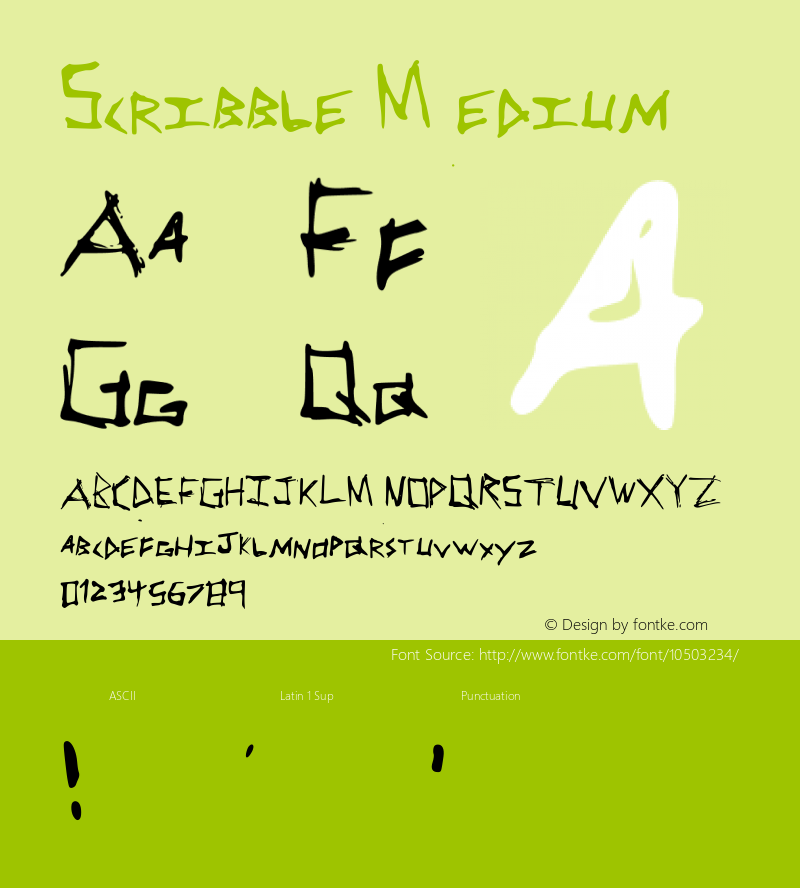 Scribble Medium Version 001.000图片样张