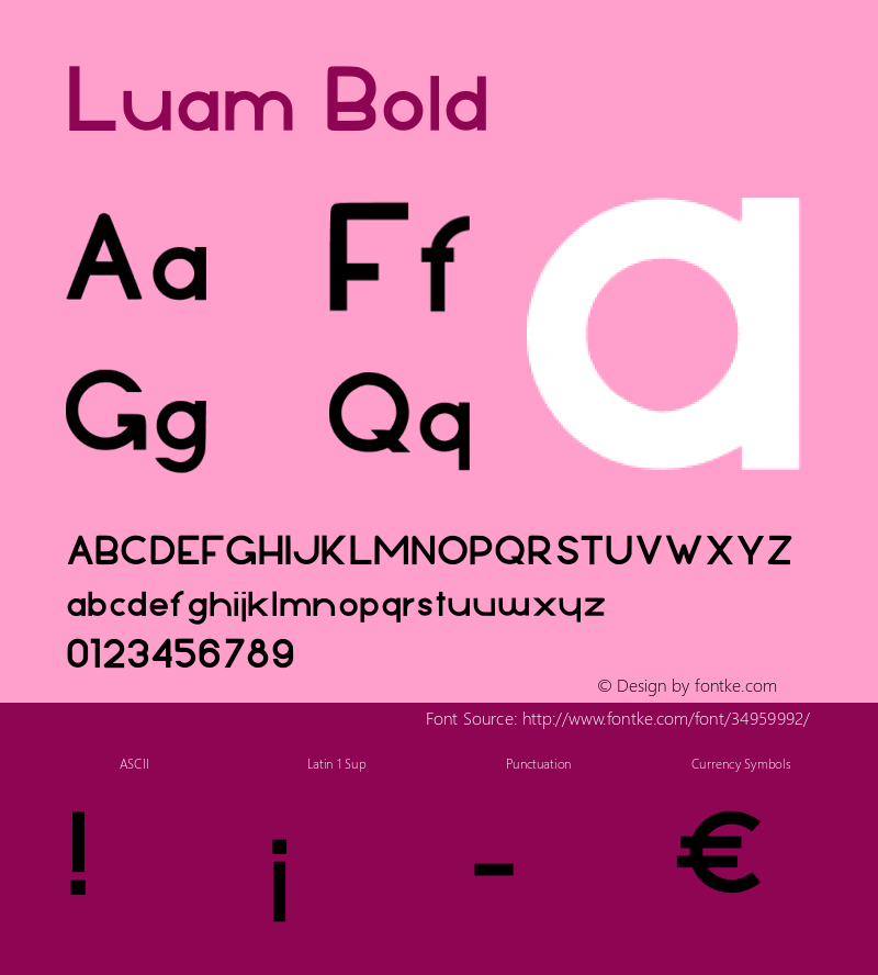 Luam Bold Version 001.001图片样张