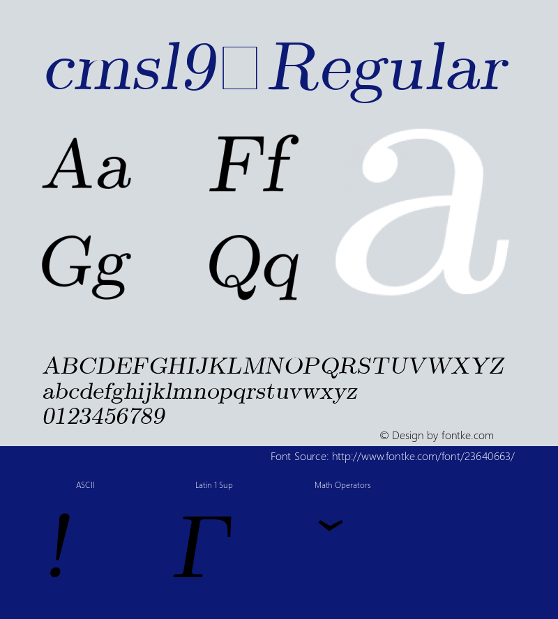 cmsl9 0.0图片样张