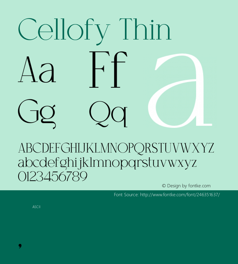 Cellofy-Thin Version 1.000图片样张