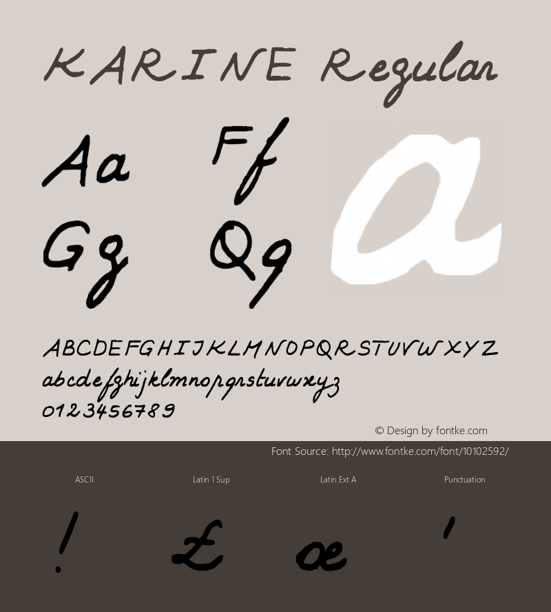 KARINE Regular 2002 1.1图片样张