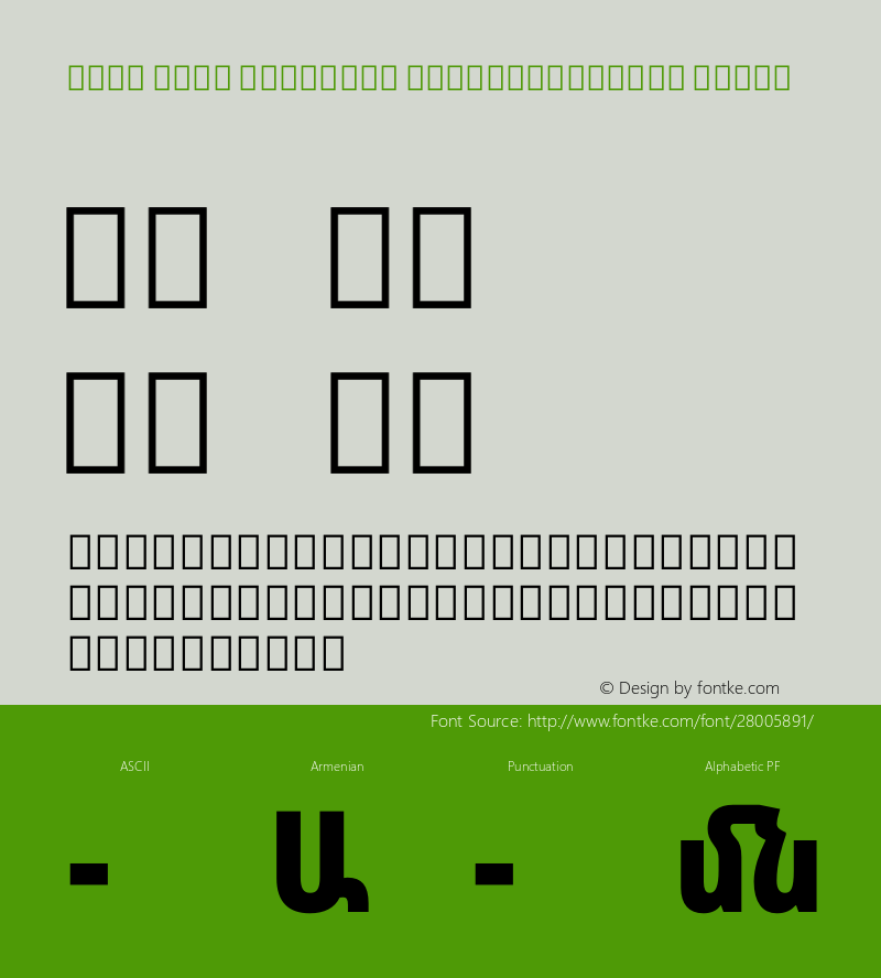 Noto Sans Armenian ExtraCondensed Black Version 2.040图片样张