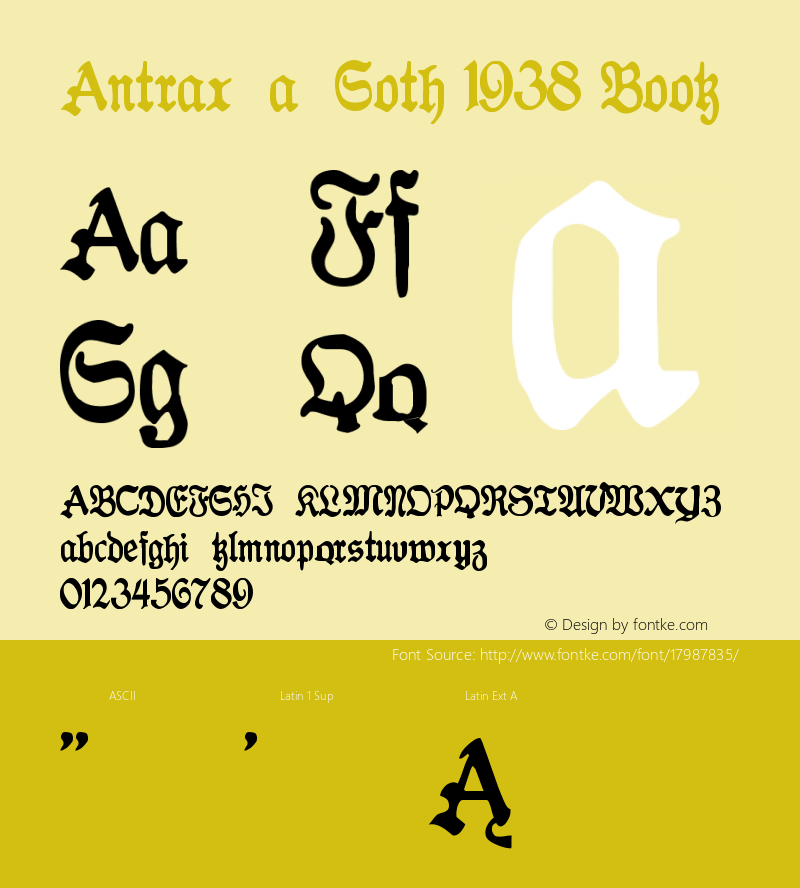 Antraxja  Goth 1938 Book Version 1.000;PS 001.000;hot图片样张