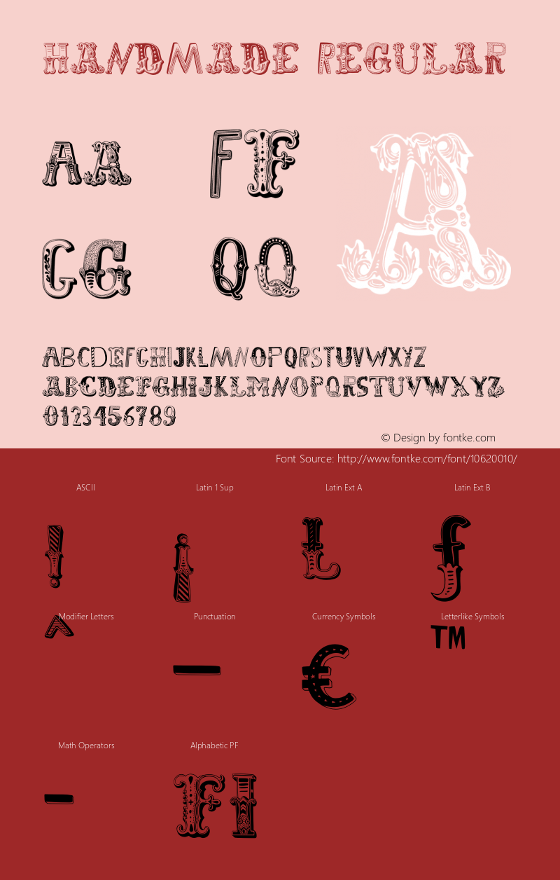 HandMade Regular Version 1.200;com.myfonts.easy.misprinted.hand-made.regular.wfkit2.version.351k图片样张