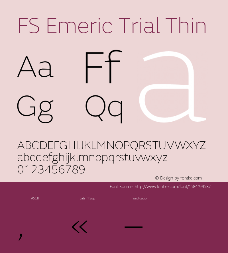 FSEmeric-Thin Trial Version 6.000图片样张