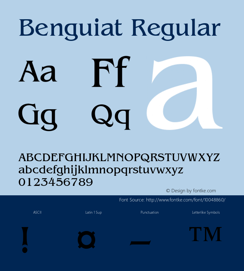 Benguiat Regular 001.000图片样张