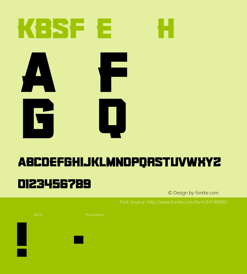 KBSFEdge-Heavy Version 1.000;PS 001.001;hotconv 1.0.56图片样张