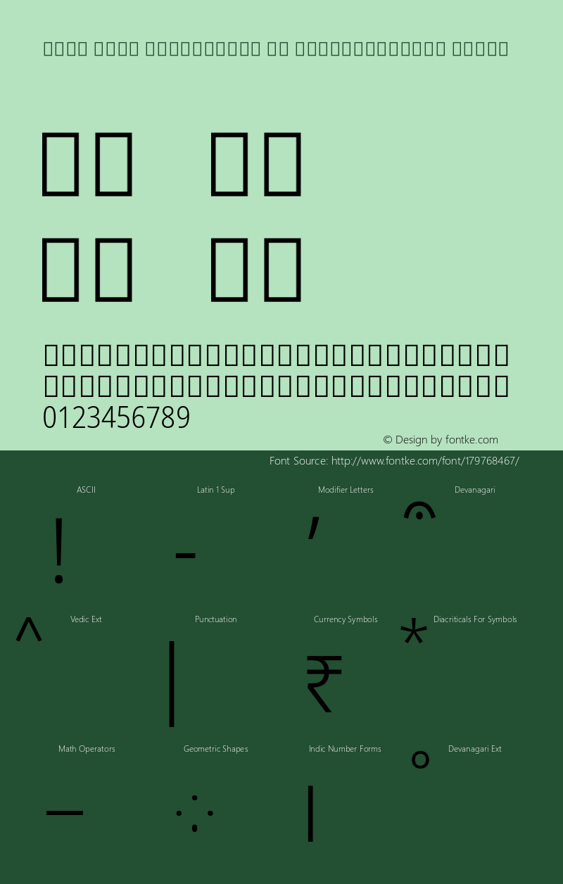 Noto Sans Devanagari UI SemiCondensed Light Version 2.000; ttfautohint (v1.8.2)图片样张