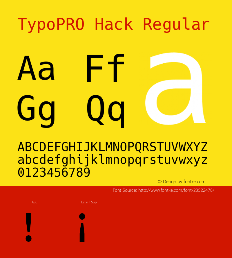 TypoPRO Hack Regular Version 2.020图片样张