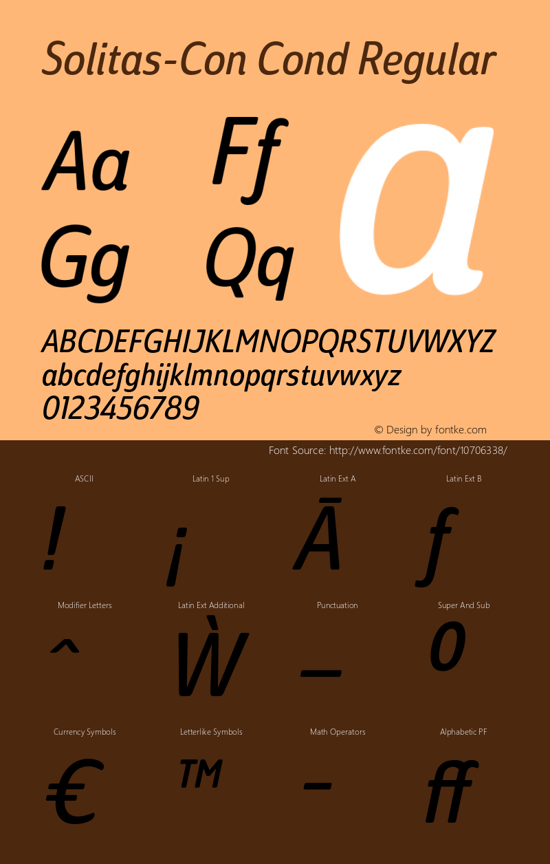 Solitas-Con Cond Regular 1.000;com.myfonts.easy.insigne.solitas.con-regular-italic.wfkit2.version.4oe8图片样张