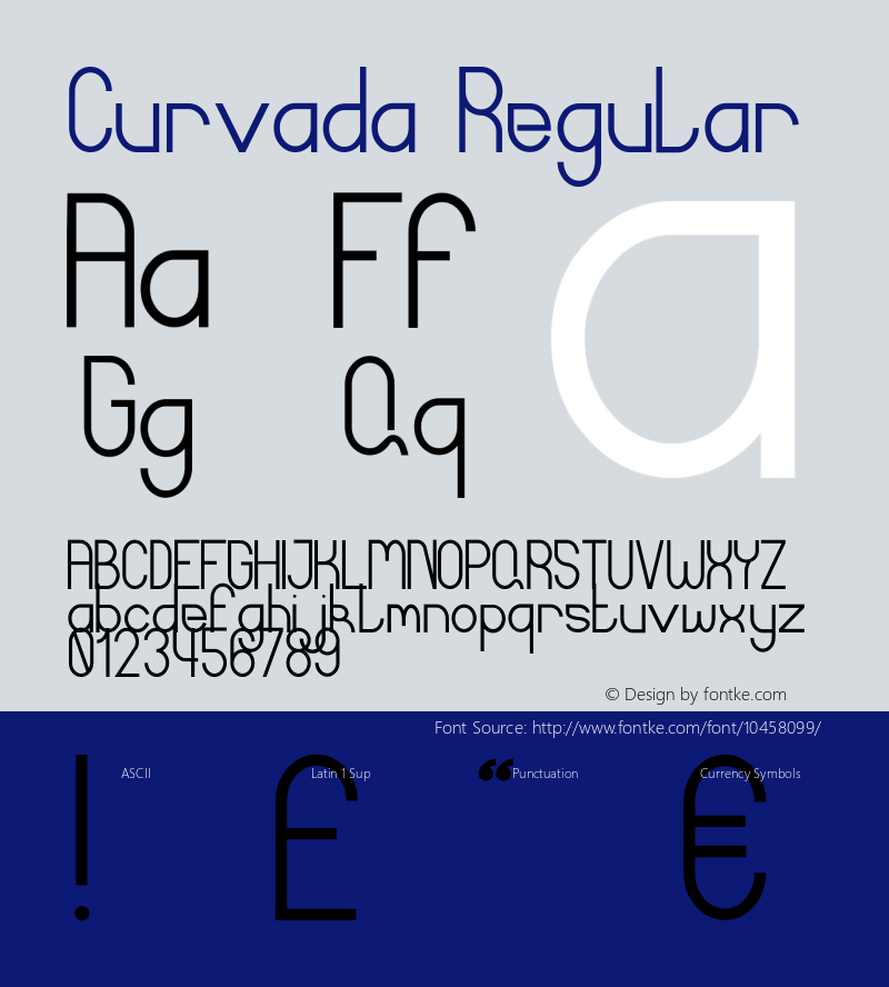 Curvada Regular Version 1.000图片样张