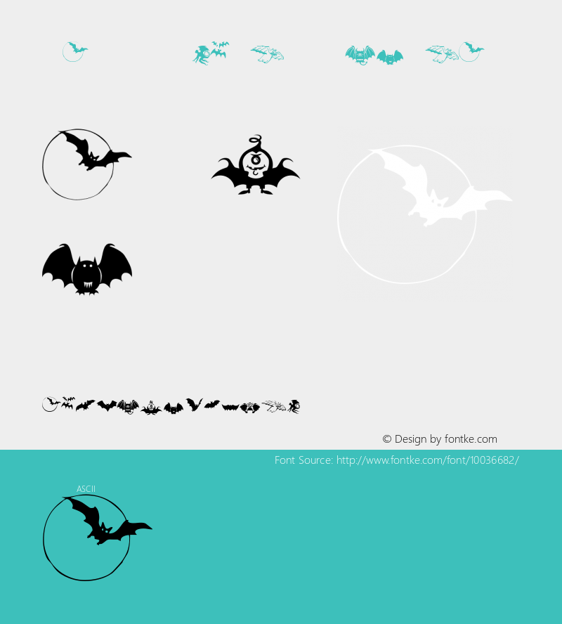 Bats-Symbols Regular 1.0图片样张