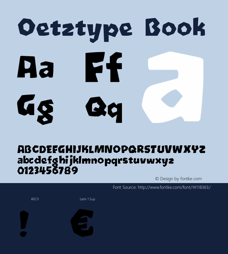 Oetztype Book Version 1.2  28-Dec-01图片样张