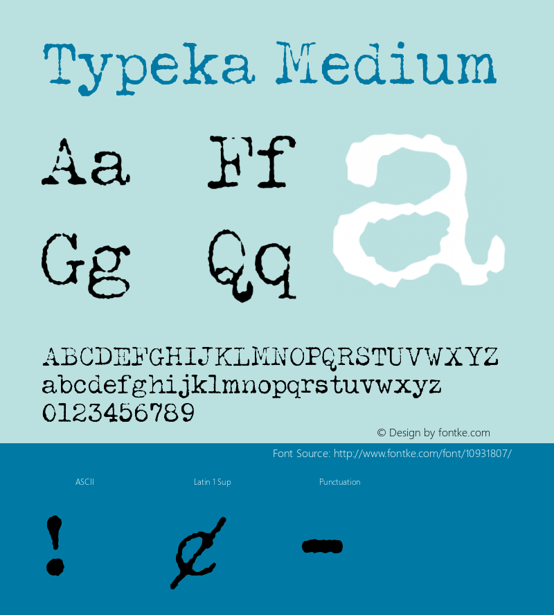 Typeka Medium Version 001.000图片样张