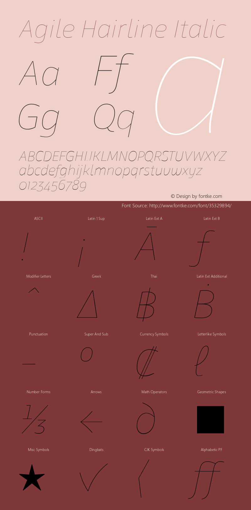 Agile-HairlineItalic 1.000图片样张