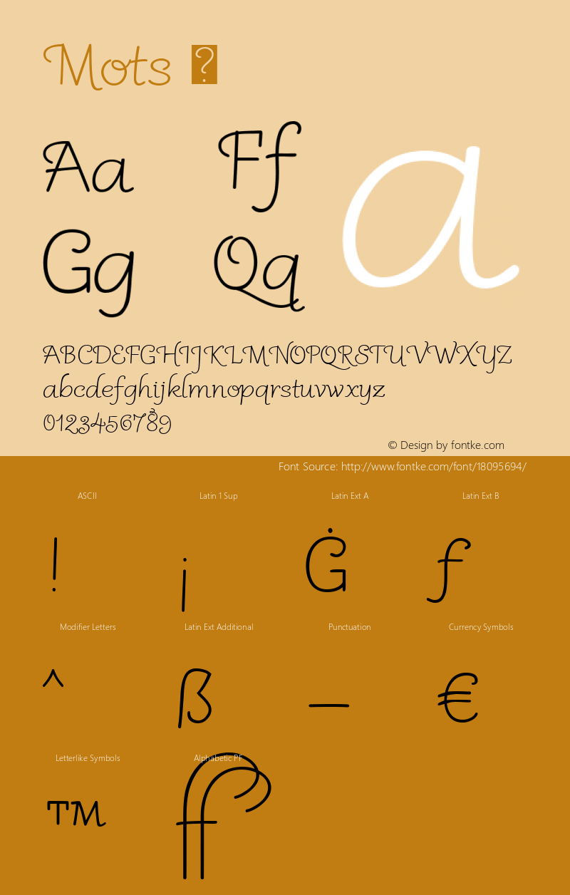 Mots ☞ Version 0.000 2013 initial release;com.myfonts.eurotypo.mots.regular.wfkit2.442Q图片样张