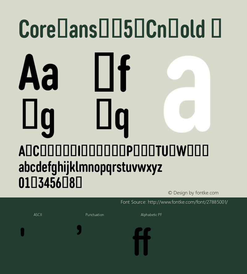 ☞CoreSansDS57CnBold Version 1.001;com.myfonts.easy.s-core.core-sans-ds.cn-bold.wfkit2.version.4tpn图片样张