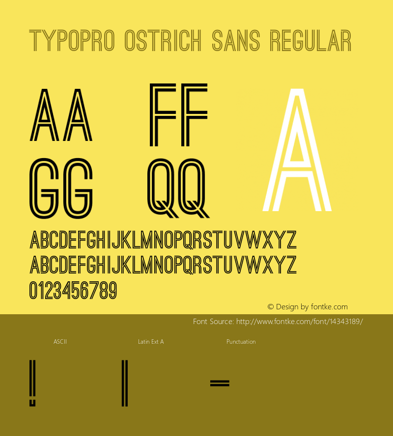 TypoPRO Ostrich Sans Regular Version 1.001;PS 001.001;hotconv 1.0.70;makeotf.lib2.5.58329图片样张