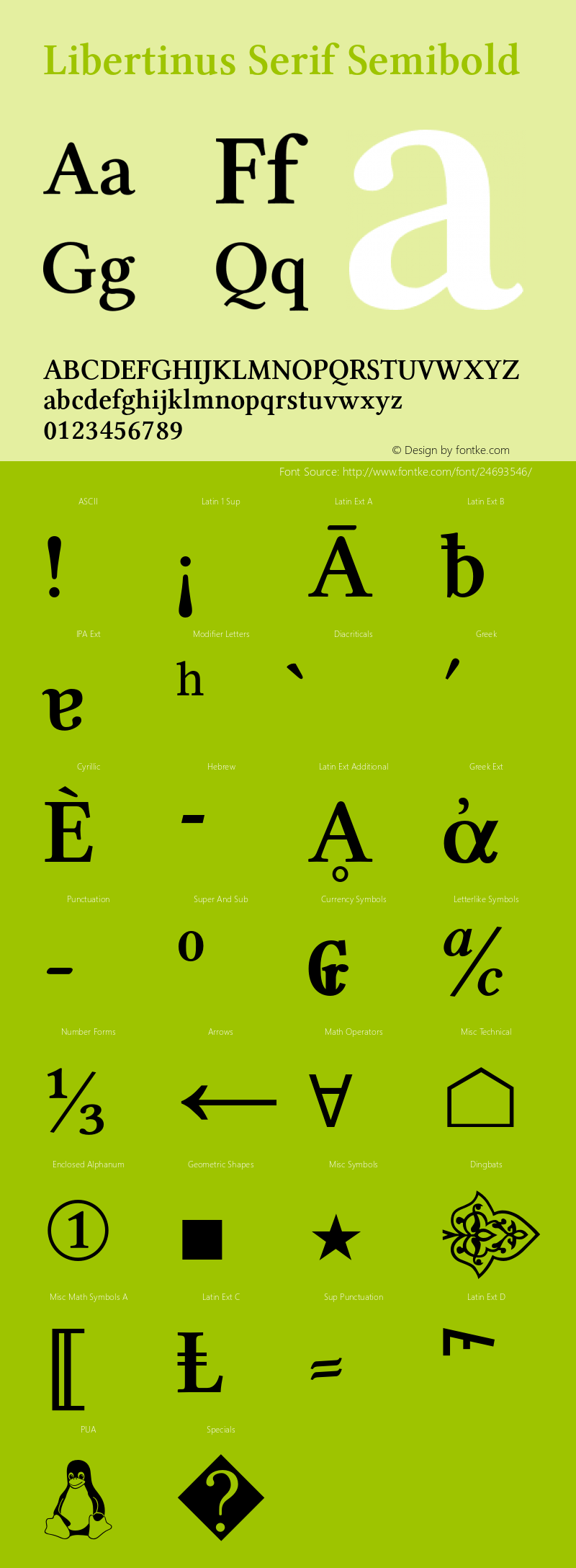 Libertinus Serif Semibold Version 6.5图片样张