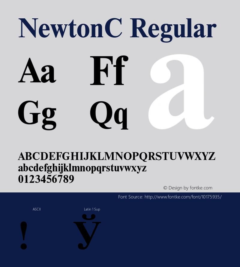 NewtonC Regular 001.000图片样张