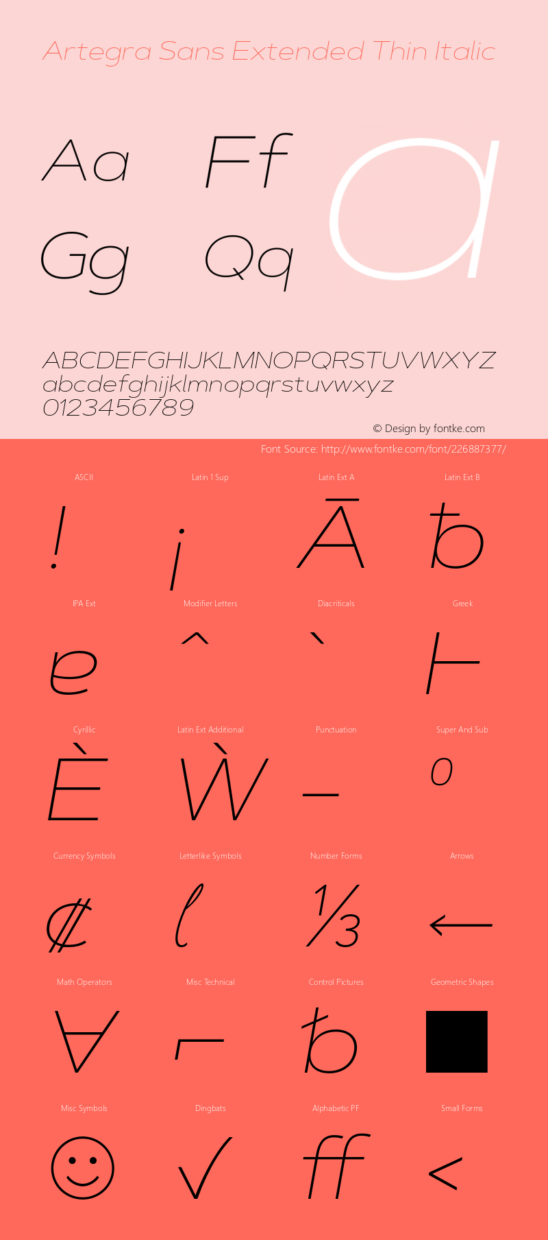 ArtegraSansExtended-ThinIta Version 1.00;com.myfonts.easy.artegra.artegra-sans.extend-thin-italic.wfkit2.version.4Kox图片样张