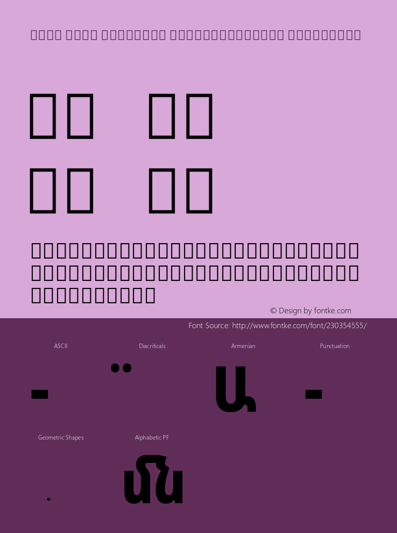 Noto Sans Armenian ExtraCondensed ExtraBold Version 2.005; ttfautohint (v1.8) -l 8 -r 50 -G 200 -x 14 -D armn -f none -a qsq -X 