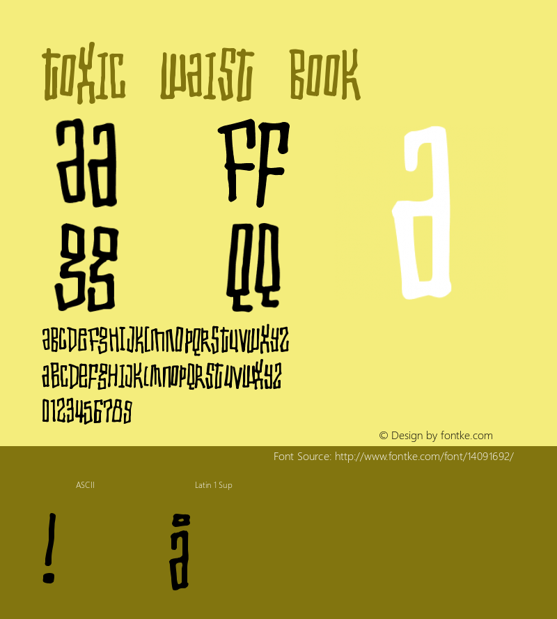 Toxic waist Book Version 2图片样张