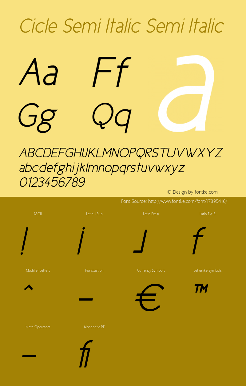 Cicle Semi Italic Semi Italic 001.000图片样张