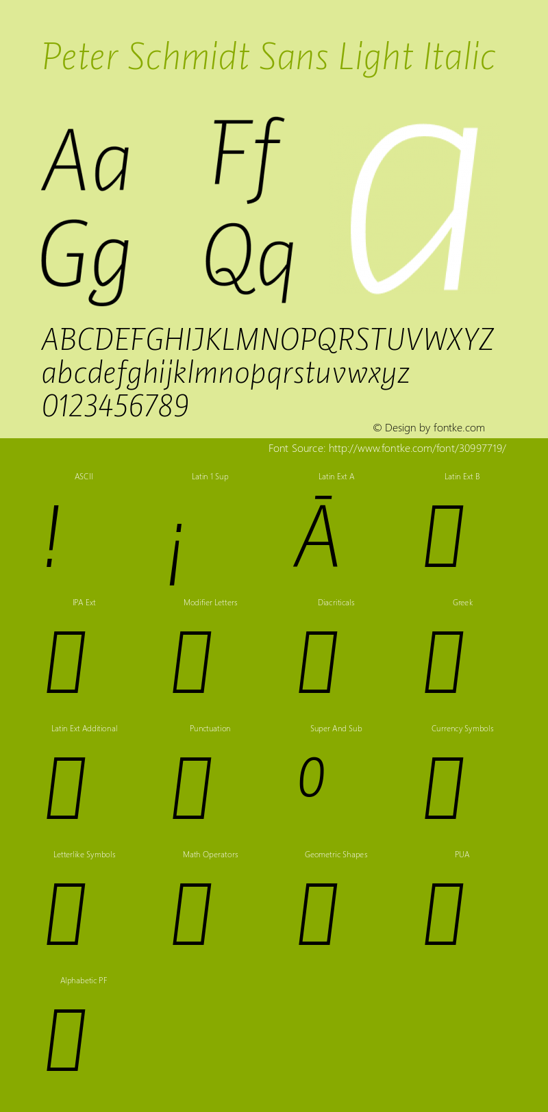 Peter Schmidt Sans Light Italic Version 1.028;PS 1.28;hotconv 1.0.88;makeotf.lib2.5.647800图片样张