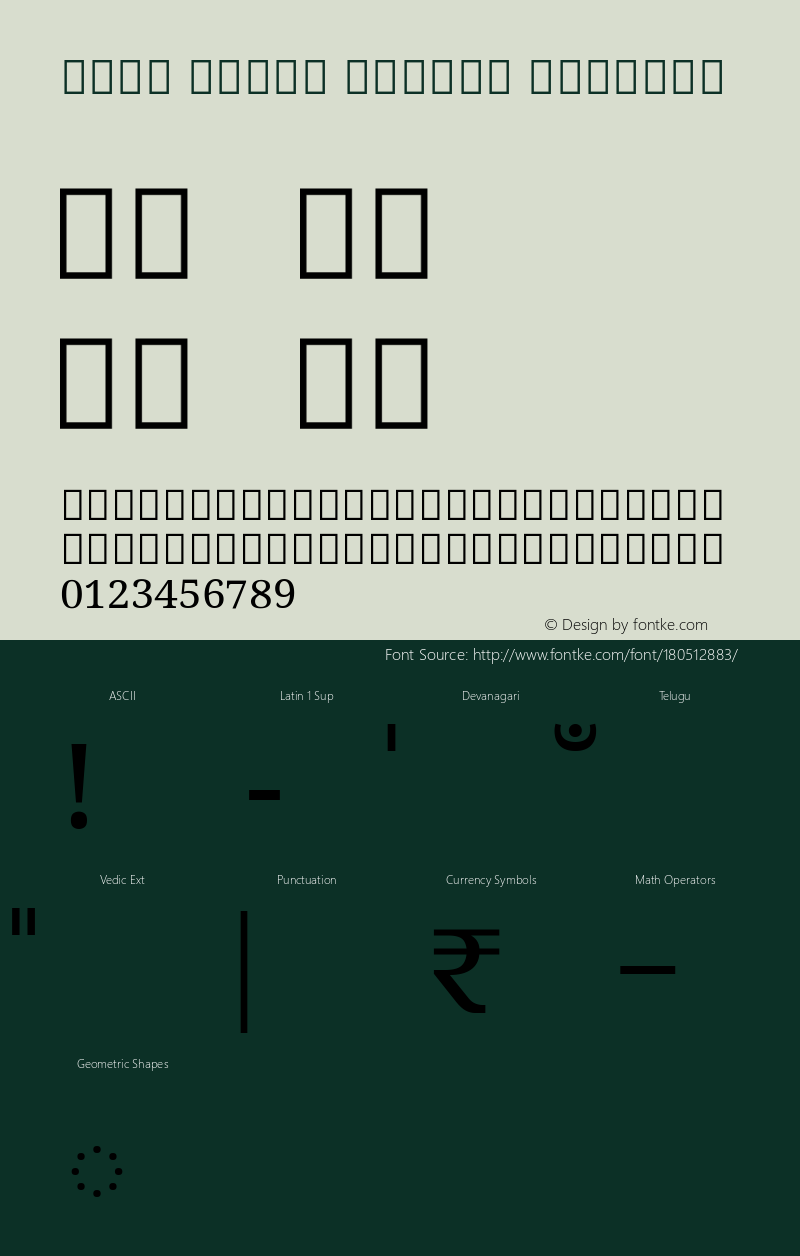 Noto Serif Telugu Regular Version 2.001; ttfautohint (v1.8.4) -l 8 -r 50 -G 200 -x 14 -D telu -f none -a qsq -X 