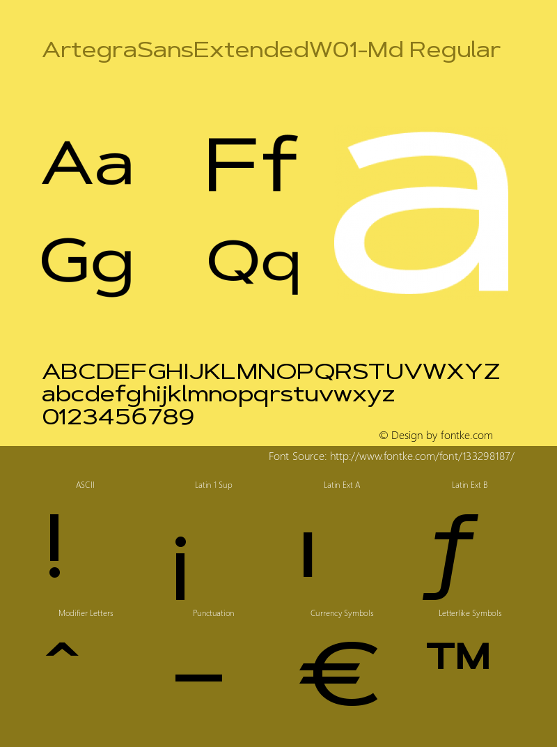 Artegra Sans Extended W01 Md Version 1.004图片样张