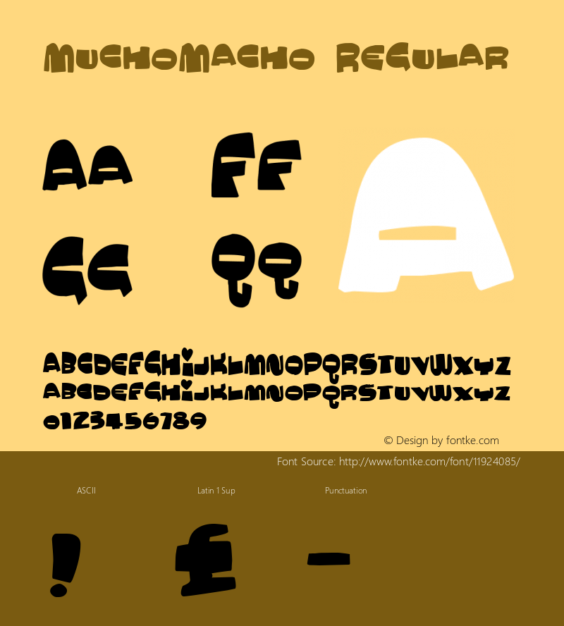 MuchoMacho Regular 1.0图片样张