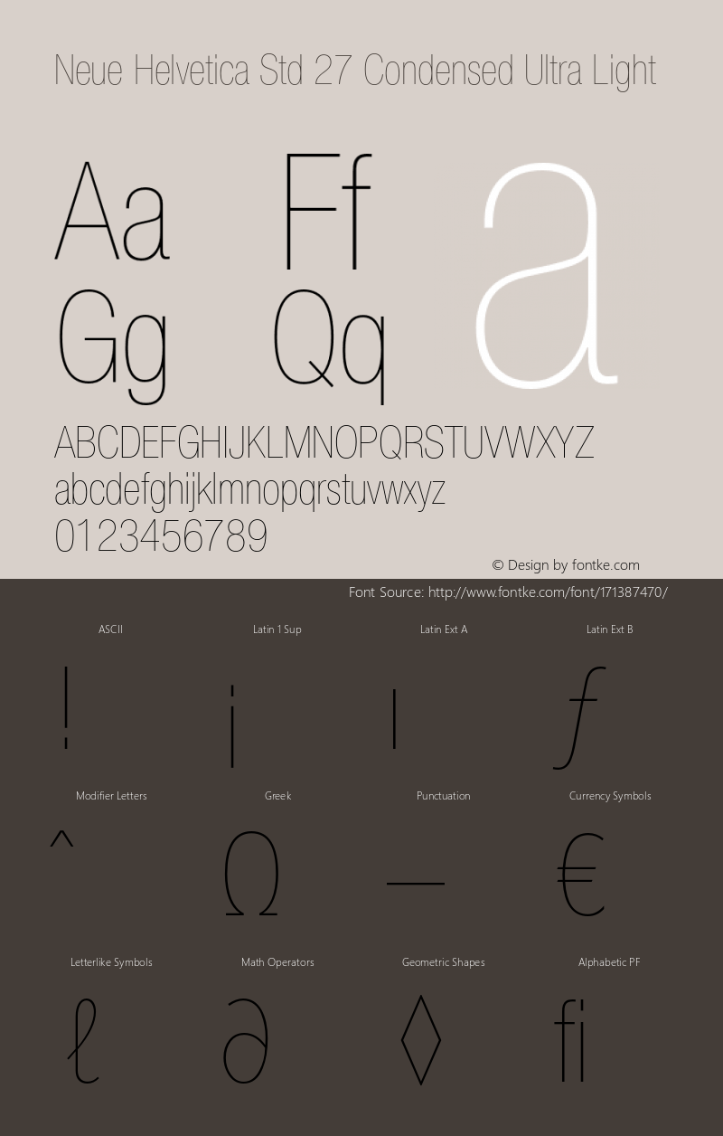 NeueHelveticaStd-27CondensedUltraLight Version 2.000 Build 1000;com.myfonts.easy.linotype.neue-helvetica.pro-27-ultra-light-condensed-189171.wfkit2.version.54xD图片样张