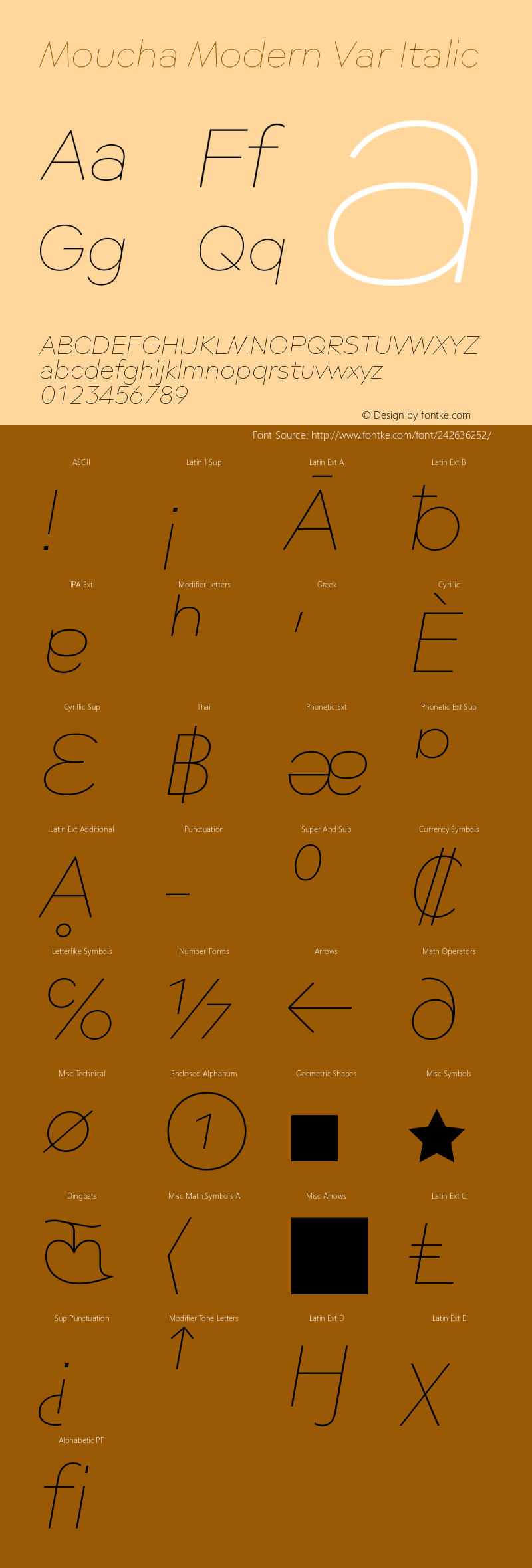 Moucha Modern Var Italic Version 1.000;Glyphs 3.1.2 (3151)图片样张