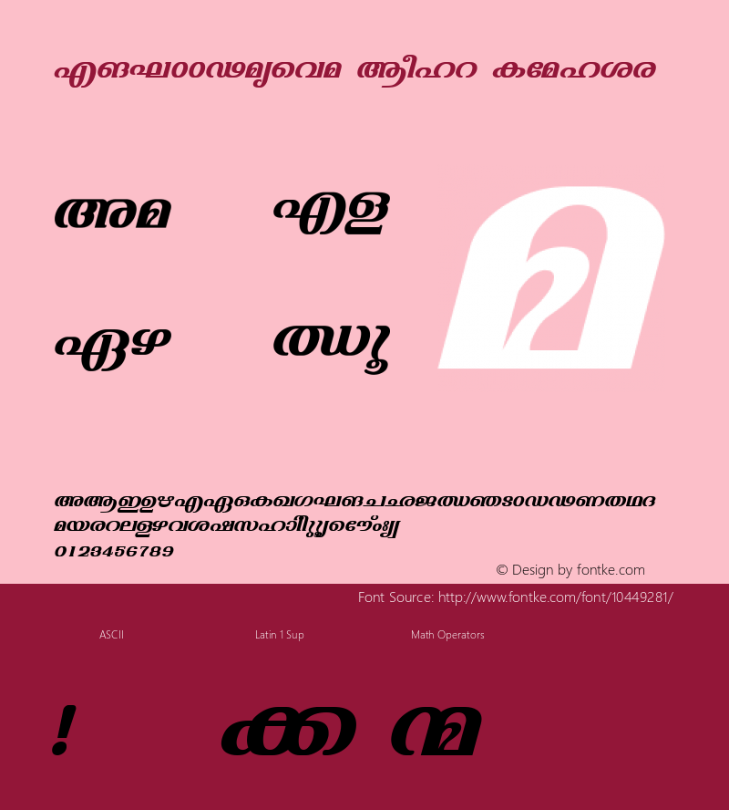 FML-TTVarsha Bold Italic 1.0 Fri Sep 25 07:27:10 1998图片样张