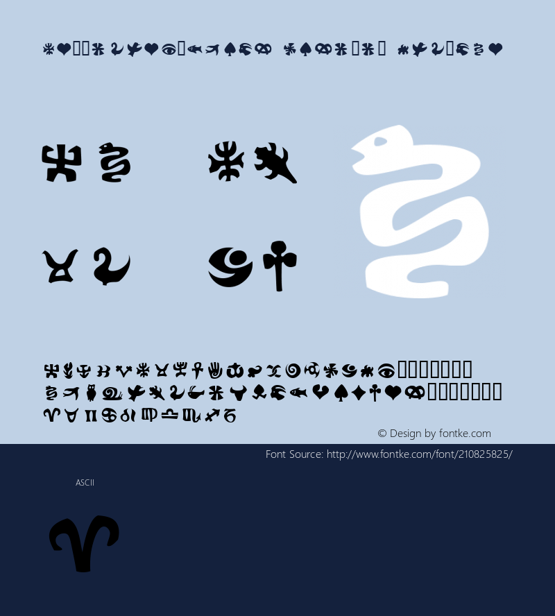 FrutigerSymbols Positiv Version 1.20; 2005图片样张