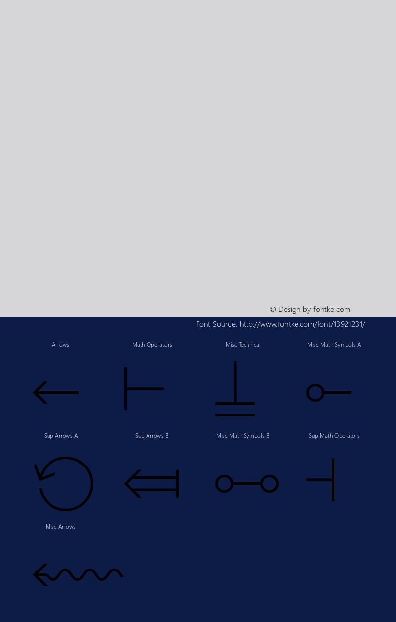 MdSymbolC Light Version 2.000图片样张