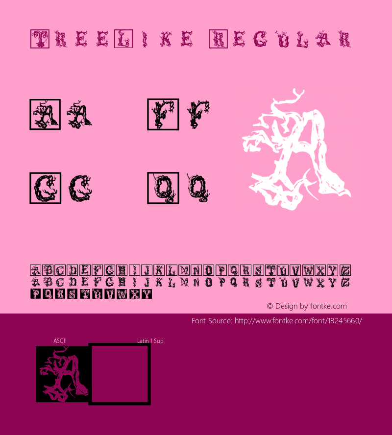 TreeLike Regular 1.0 2006-09-14图片样张