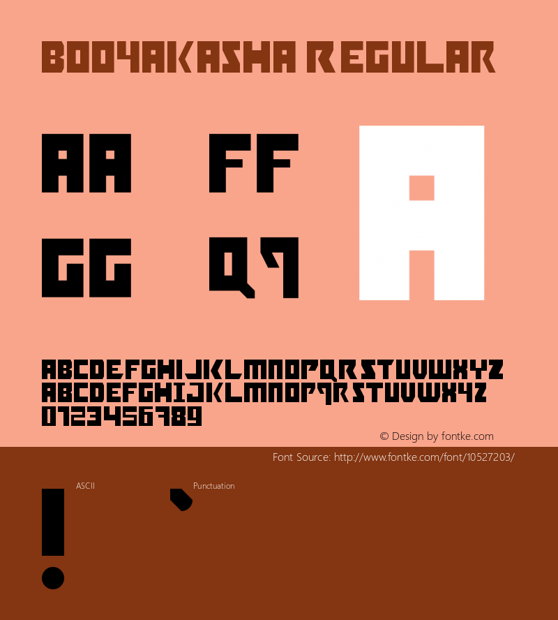 Booyakasha Regular Version 1.0图片样张